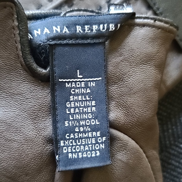 Brown leather gloves - Picture 3 of 4